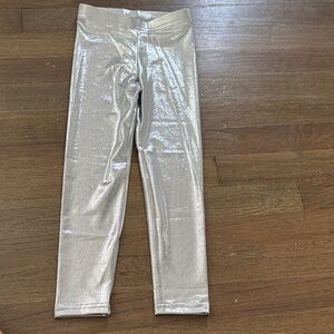 Old Navy Shimmering Silver Kids Leggings